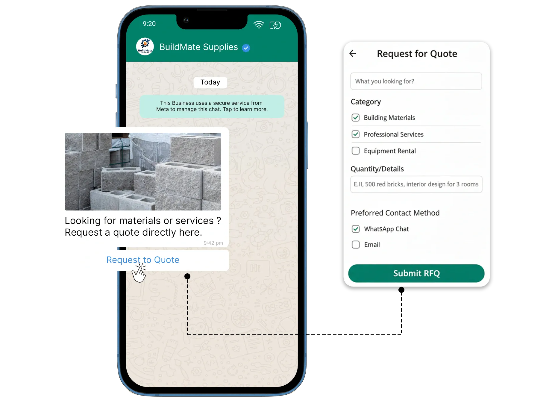 Quote Requests with WhatsApp Forms